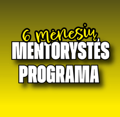 Mentorystės programa, dirbtinis intelektas, marketingo specialistte siauliuose, instagram mokymai