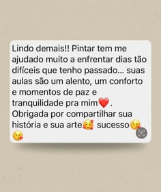 depoimento de aluna