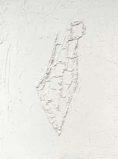 israel raised textured organic modern wall art canvas