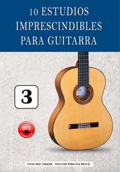 Libro para aprender a tocar la guitarra. 10 estudios imprescindibles de guitarra