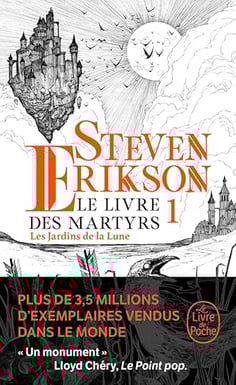 couverture les Jardins de la lune, livre à la liste de personnages complexe