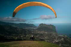 Paragliding in Madeira island