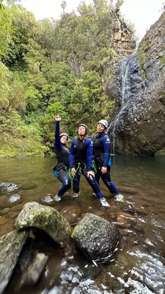 canyoning on madeira island