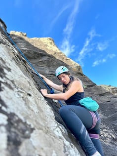Climbing in madeira island