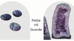 Petite ou grande pierre ?
