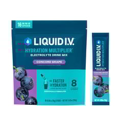 pack electrolytes when traveling, concord grape liquid IV