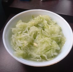 grated cucumber
