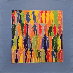 oeuvre d'art- nus - artiste peintre -peintures - femmes