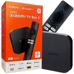 tv box xiaomi mi box s segunda geração certificada google e netfli