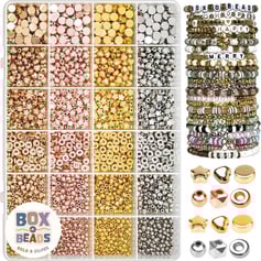 Mix Bead in Gold and Silver