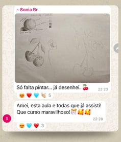 depoimento de aluna