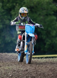 Motocross rider, Babel, North Wales, UK