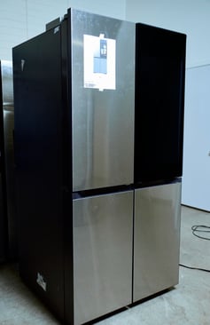French door refrigerator with built in TV at Appliances for Less in Tucson, Az.