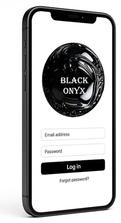 Black Onyx cell phone exchange app.