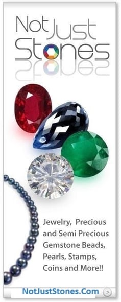 Not Just Stones | NotJustStones.Com | Jewelry | Gemstones | Pearls | Stamps | Coins 