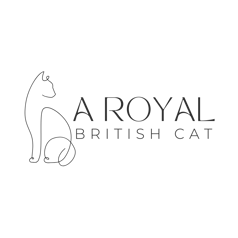 solid colors British short hair cats and kittens logo