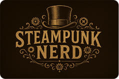 Steampunk Nerd logo