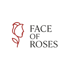 Face of roses logo