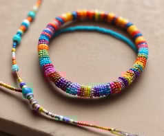 Bracelet de perles multicolore