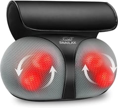 Snailax Shiatsu Masajeador de Cuello con Calor