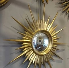 gold sun mirror