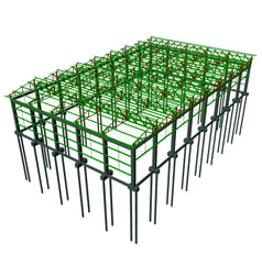 Projeto Estrutural de galpão em concreto e metálica.