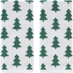 SKL home Christmas Holiday Trees Hand Towel