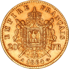 prix louis d'or napoleon iii revers