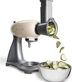Smeg SMSG01 Slicer and Grater, Silver