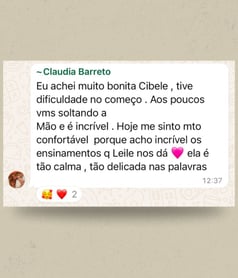 depoimento de aluna