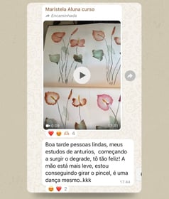 depoimento de aluna