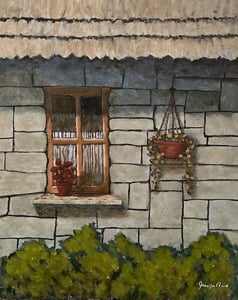 Clearing the Shadow, 2023, Acrylic on canvas, 10 x 8 inches  $140