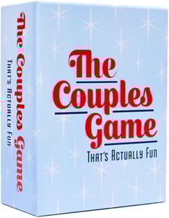 a couple of people playing a game of couples
