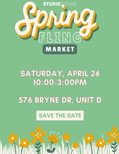 a spring fling market flyer for the spring fling