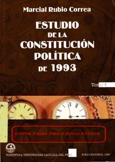 CONSTITUCION PERU 1993/MARCO CONTRERAS FL