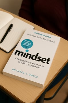Mindset by Dr. Carol Dweck: July 2025 – Book of the Month for Students Change the Way You Think, C