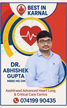 Image showing Dr. Abhishek Gupta - best cardiologist in Karnal