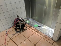 Unblocking a urinal in Dromana