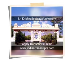 Sri Krishnadevaraya University Transcript Online