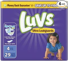 Luvs Ultra Leakguards – Best for Overnight Protection