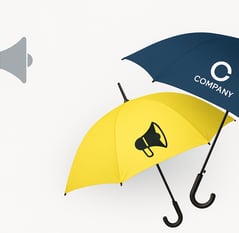 Corporate gifting umbrella designed by Navi Mumbai-based manufacturer