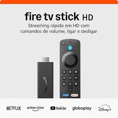 Fire TV Stick HD | Com controle remoto por voz com Alexa (inclui comandos de TV), controles de casa 