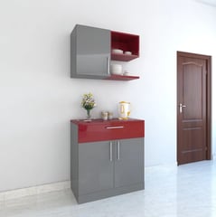 omegaa solutions interior designers sleek crokery unit