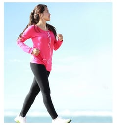 brisk walking woman