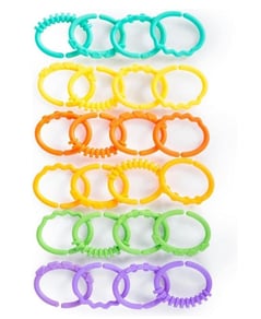 Anneau de dentition en silicone pour bébé, textures variées, soulager les gencives 