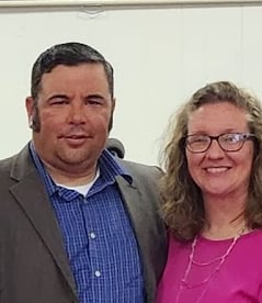 Dr Aaron Dawson and his wife Mrs. Kori Dawson.