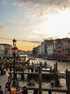 tramonto venezia