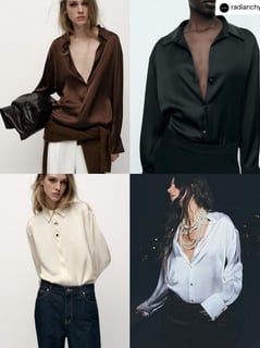 SATIN BLOUSES