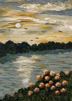 Reaching for the Light, 2025 Acrylic on canvas, 7 x 5 inches  $95