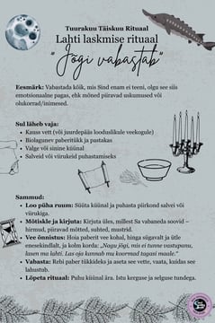 Tuurakuu Rituaal Lahti Laskmise Rituaal Soul Sisters Tarot